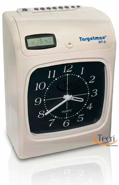 Reloj Checador Electrónico Targetmax NT3